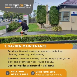 🌿 Transform Your Garden with Paragon Property Services! 🌿

Looking for expert gardening services in Melbourne? Whether it’s regular maintenance, garden design, or a full outdoor makeover, we’ve got you covered!

Let us help you create and maintain the garden of your dreams. Contact us today for a beautiful, hassle-free garden all year round. 🌱

📞 Call us at: 0422 191 056
🌐 Learn more: https://paragonps.com.au/gardening-services/

#GardeningServices #MelbourneGardener #OutdoorLiving #ParagonPropertyServices #LushGardens #GardenCare #lawncareservice #gardeningaustralia #gardeningservices #gardeningtips #lawnmaintenance